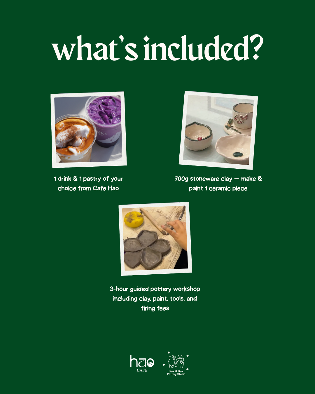 Coffee & Clay ft. Hao Cafe — Handbuilding Pottery Workshop