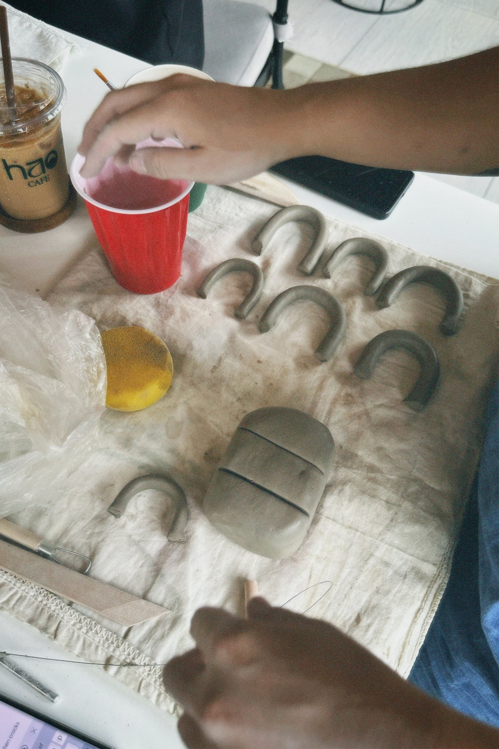 Coffee & Clay ft. Hao Cafe — Handbuilding Pottery Workshop