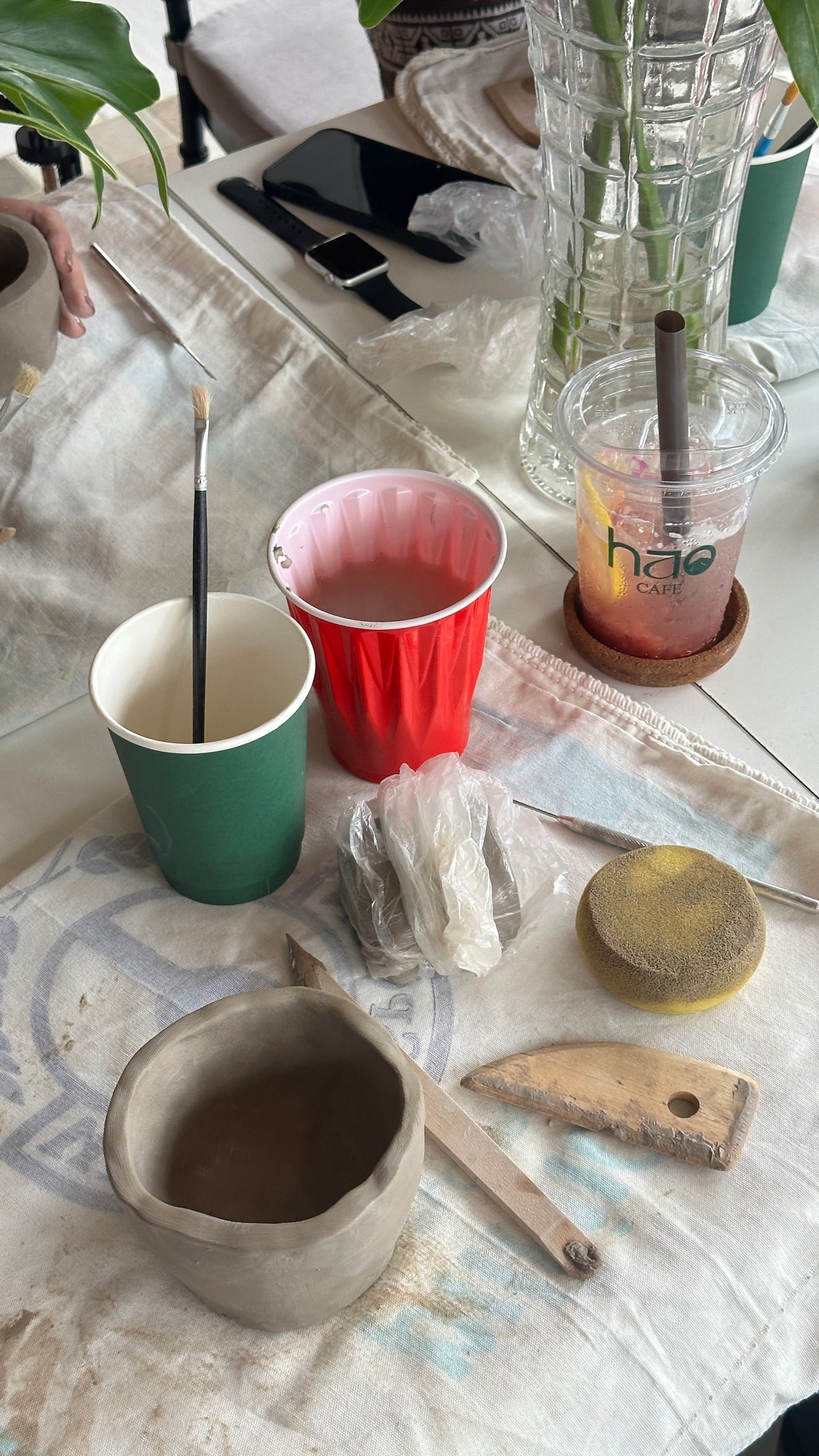 Coffee & Clay ft. Hao Cafe — Handbuilding Pottery Workshop