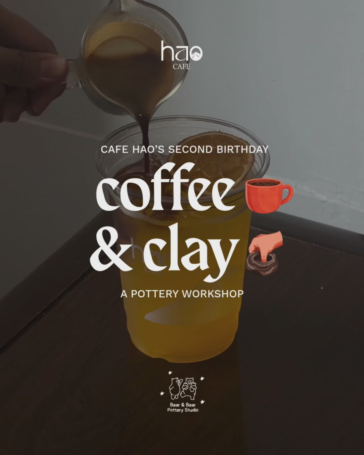 Coffee & Clay ft. Hao Cafe — Handbuilding Pottery Workshop